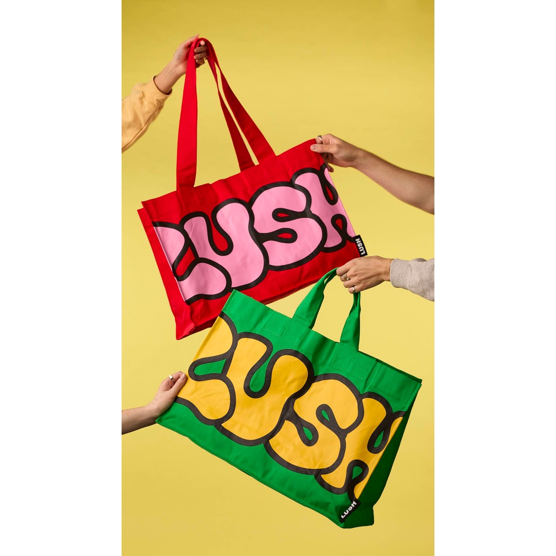 Retro Bubble Lush Big Bag - Green - Image 5