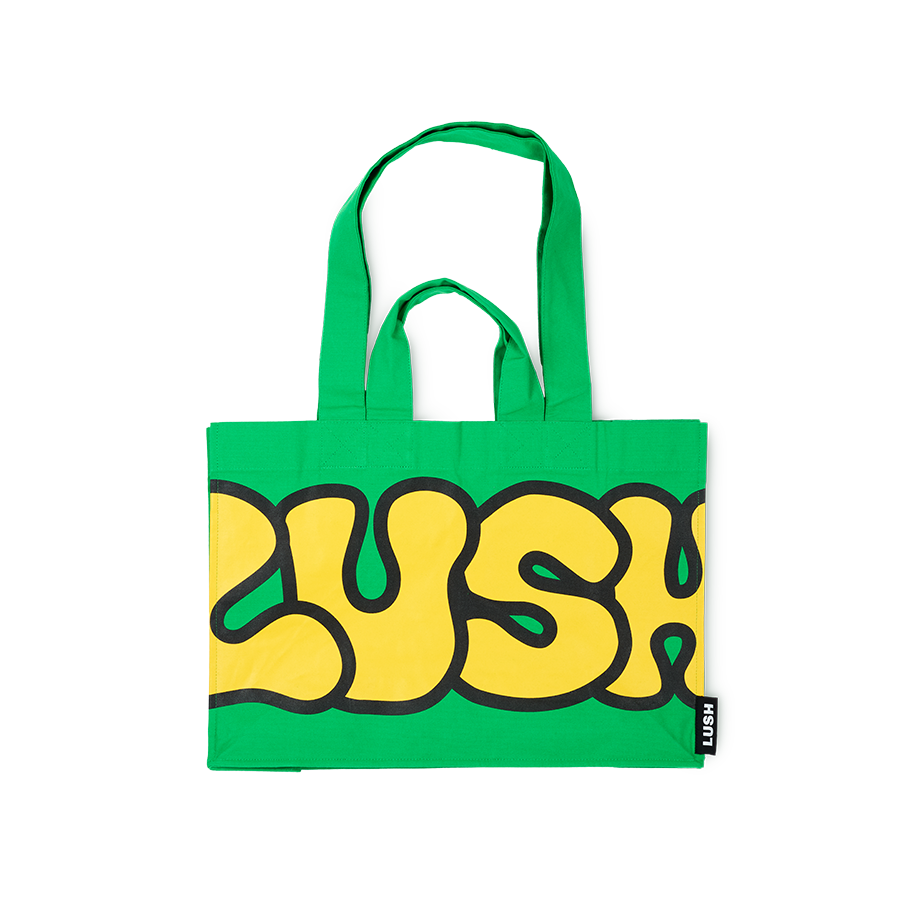 Retro Bubble Lush Big Bag - Green