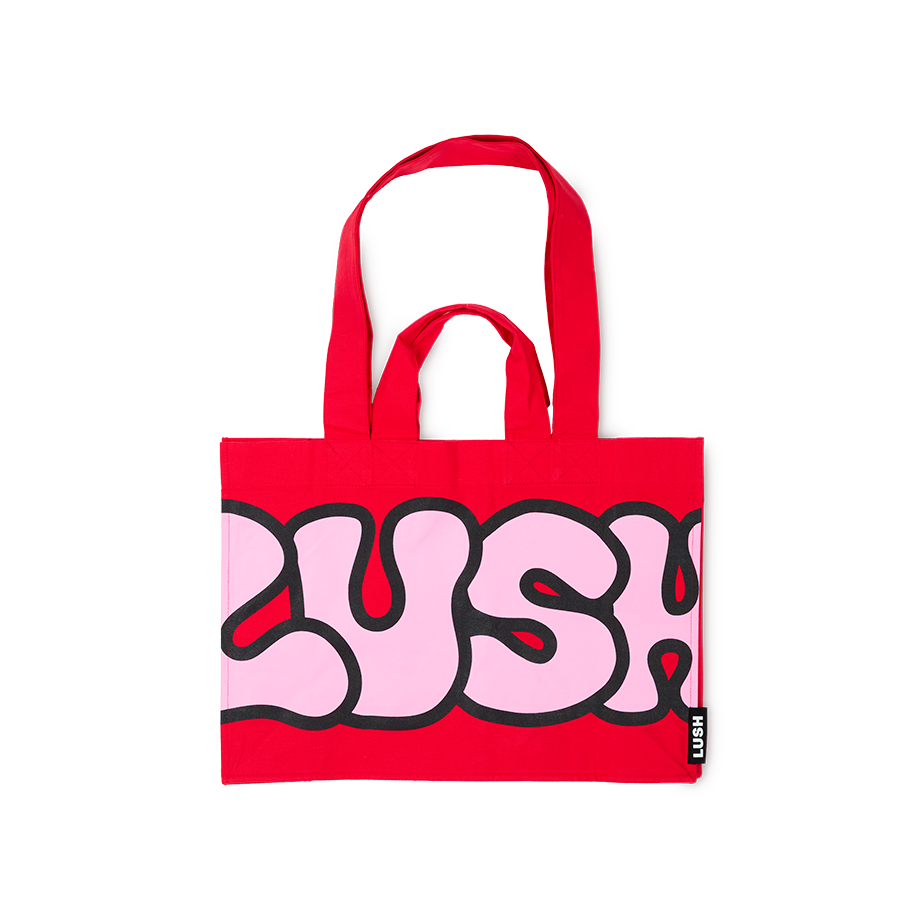 Retro Bubble Lush Big Bag - Red