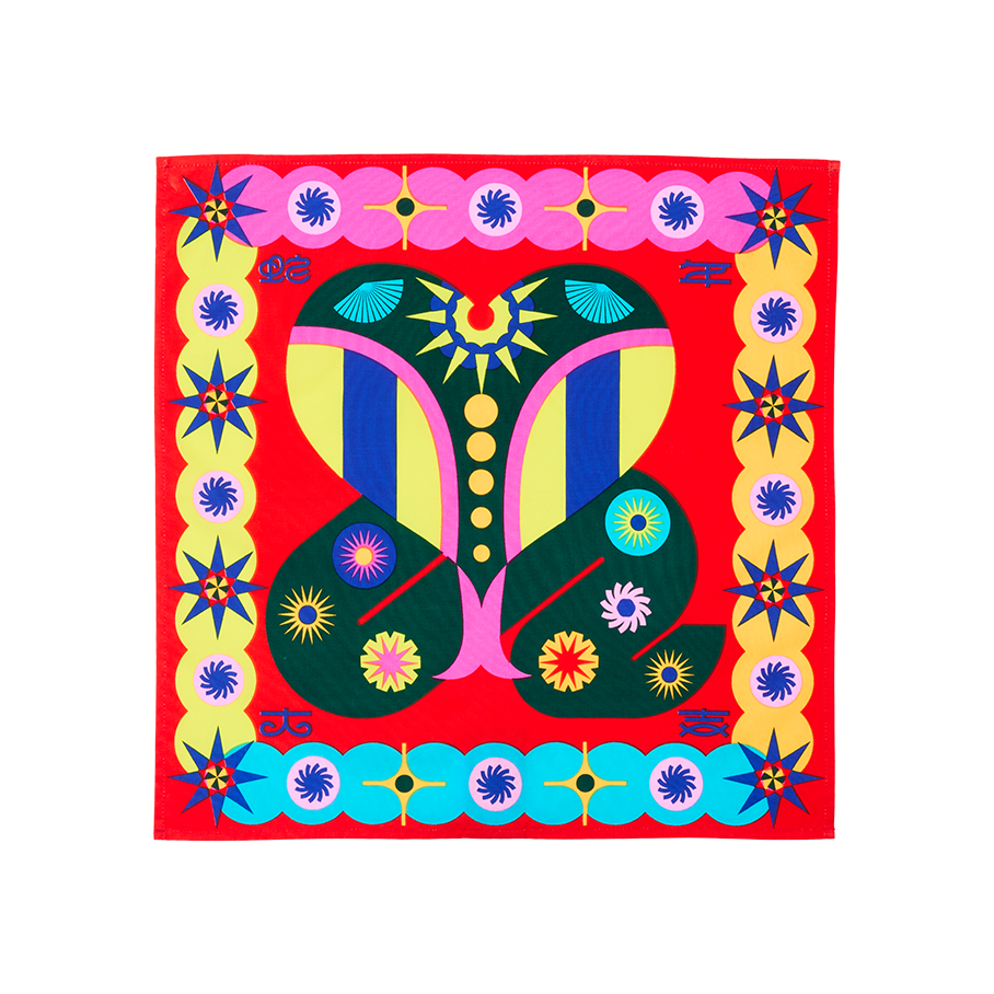 Vibrant Viper Knot Wrap